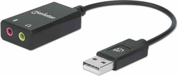 Nuo 9.99 €] Manhattan USB - 3.5mm Mic 