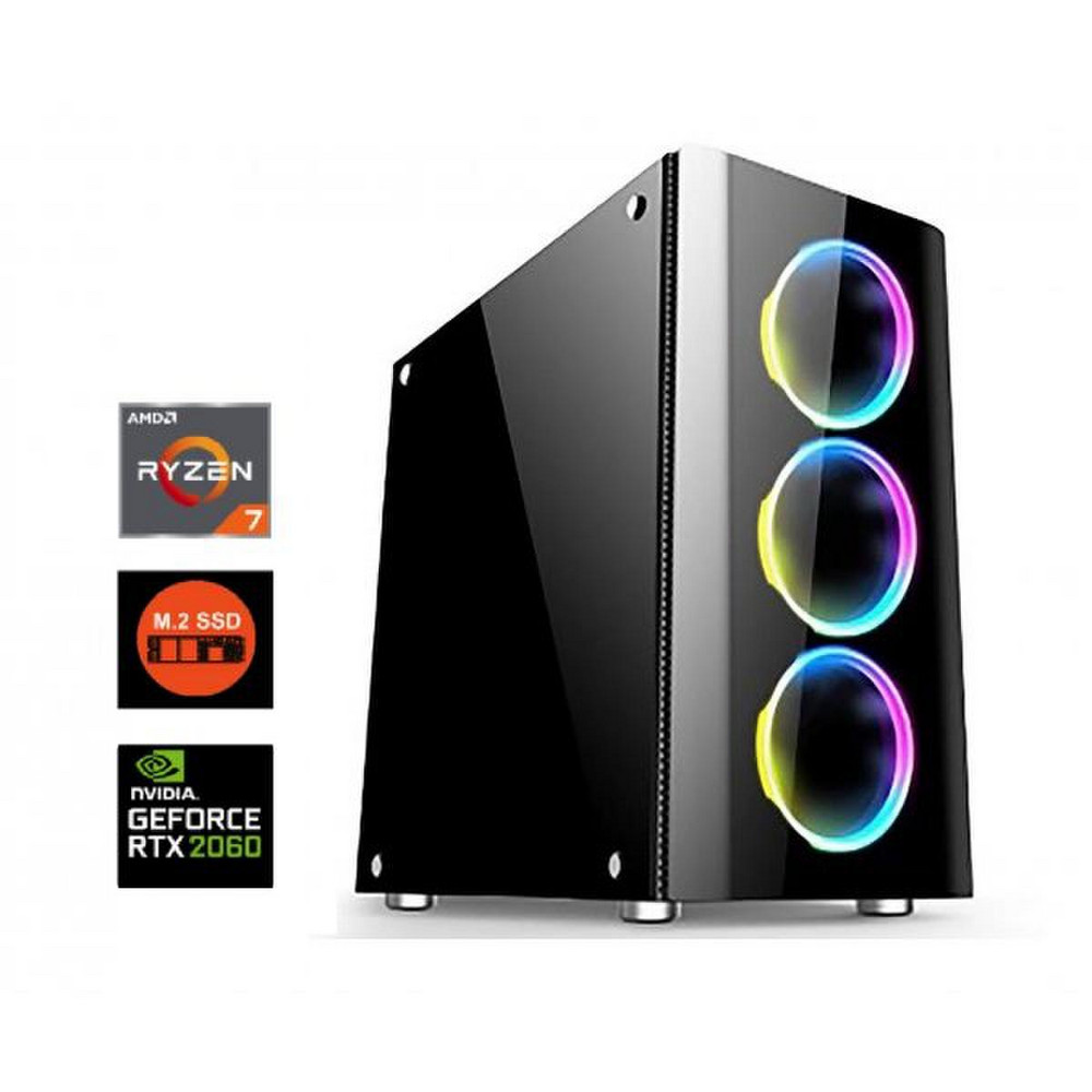 Mdata Gamer Mdata Mgamer Ryzen 7 5700G 8GB 512GB NVME SSD 1TB HDD RTX2060 6GB no-OS ...