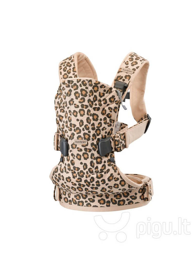 Nuo €] Babybjörn nešioklė One Cotton, beige/leopard, 98075