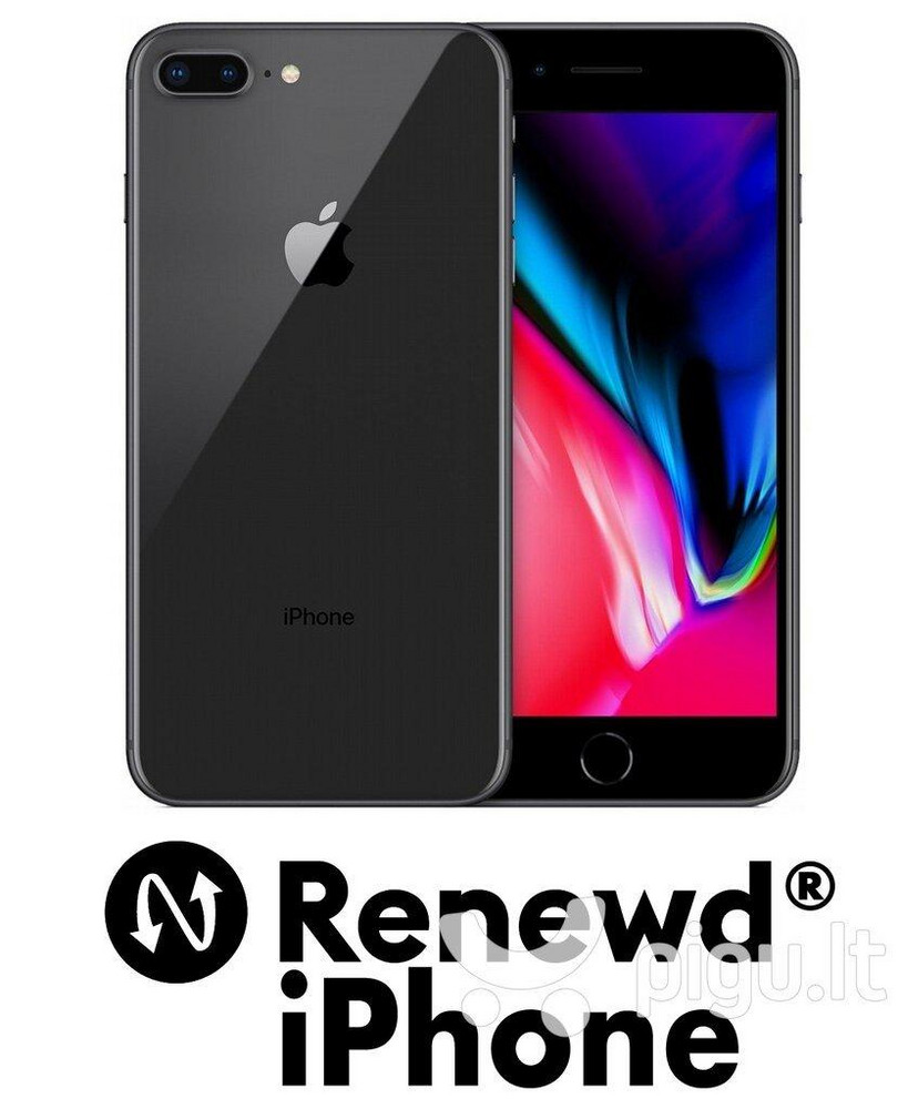 Nuo €] Apple iPhone 8 Plus, Atnaujintas, 64 GB, Space Grey | Kainos.lt