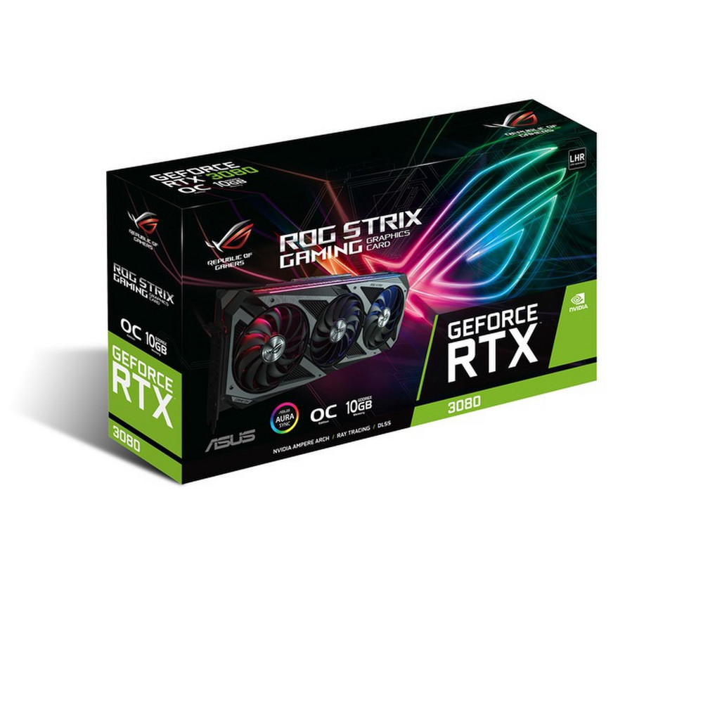 Nuo €] Asus GeForce RTX 3080 ROG Strix Gaming OC 10GB GDDR6X