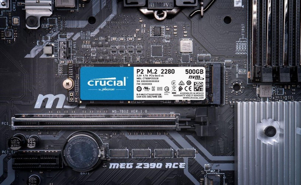 PCパーツ M.2 SSD 500GB Crucial P2 NVMe PCIe 2280 Amazon.com: Crucial P2 500GB 3D NAND NVMe PCIe M.2 SSD Up to