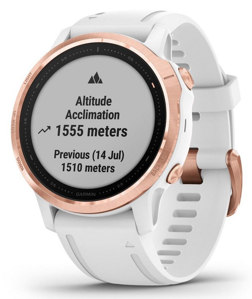 Nuo 478.99 €] Garmin Fenix 6S Pro Rose Gold/White | Kainos.lt