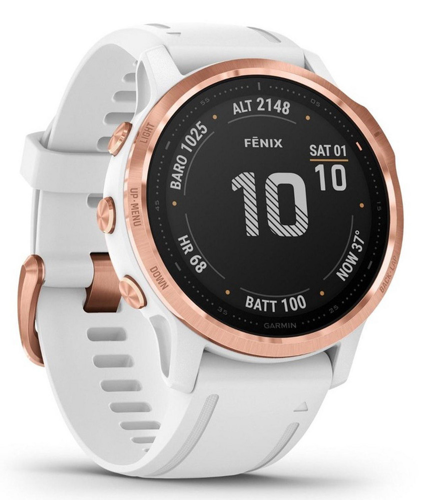 Nuo 478.99 €] Garmin Fenix 6S Pro Rose Gold/White | Kainos.lt