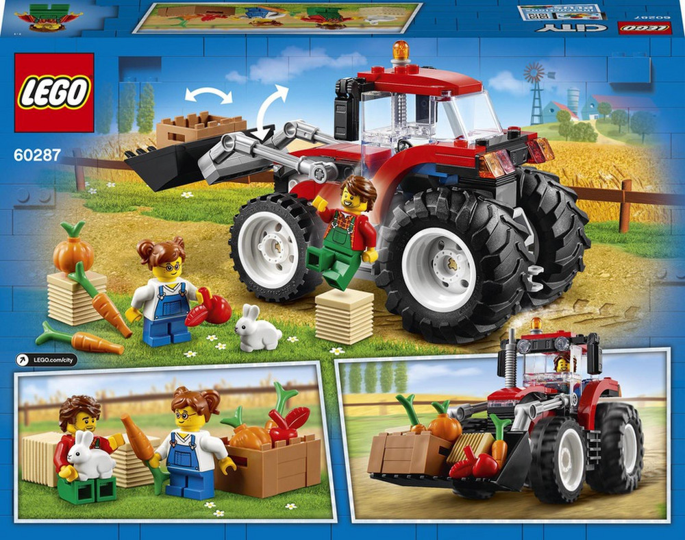 LEGO CITY Traktorius 60287 | Kainos.lt
