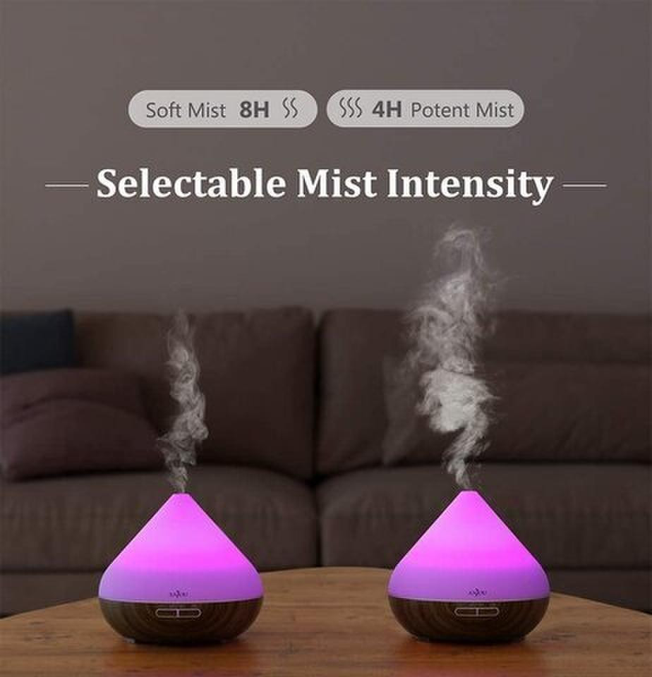 [Nuo 32 €] Anjou AJAD001 Essential Oil Diffuser tamsiai rudas Kainos.lt