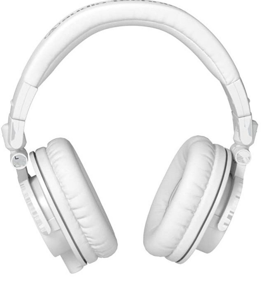 Audio Technica ATH-M50xWH ホワイト Audio-Technica ATH-M50xWH Studio Monitoring Headphones - White