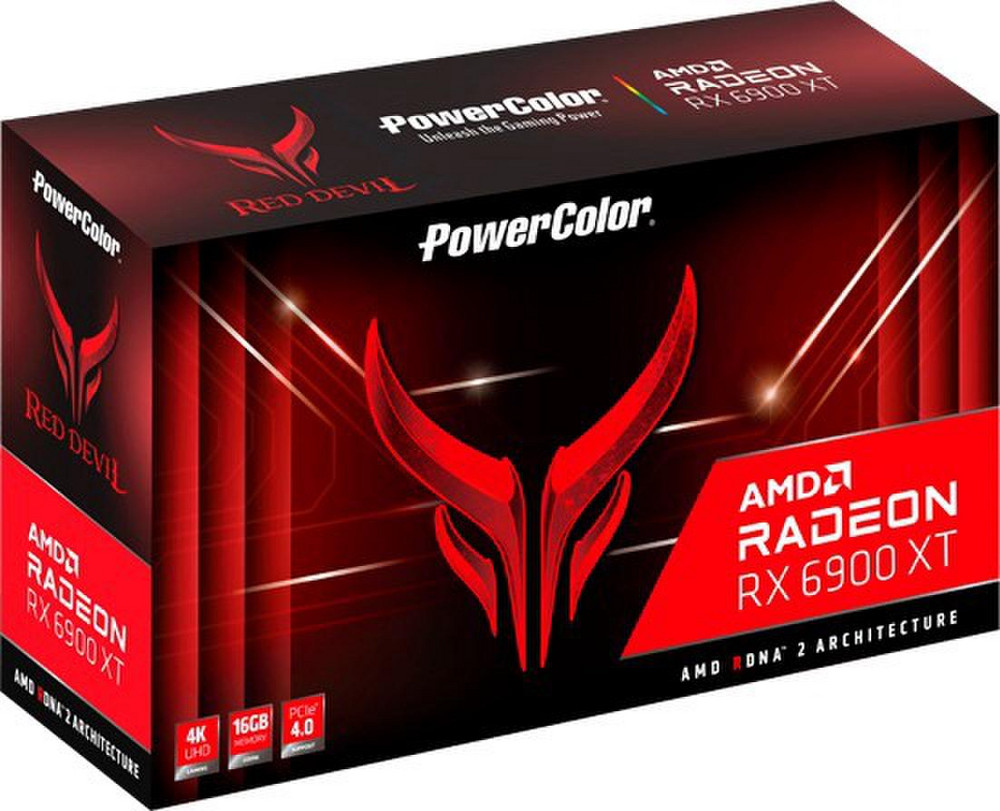 PowerColor Red Devil Radeon™ RX 6900 XT PowerColor Radeon RX 6900 XT Red Devil Ultimate 16GB DDR6