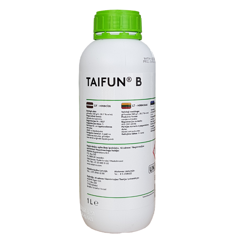 Taifun B 1000 Ml, Herbicidas Kaina Nuo 21.29 € | Kainos.lt