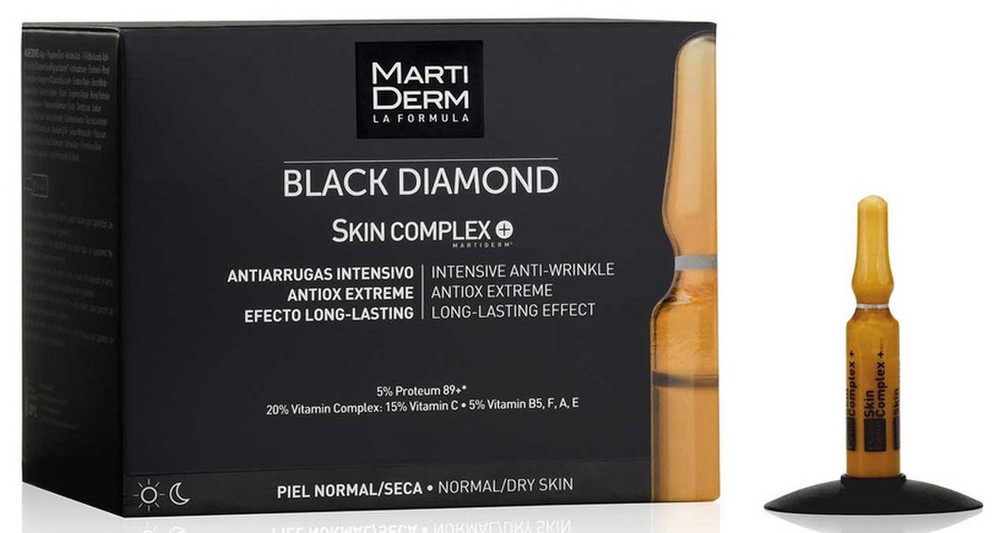 martiderm black diamond ampules kaina nuo 25.00 € (10 pard.)