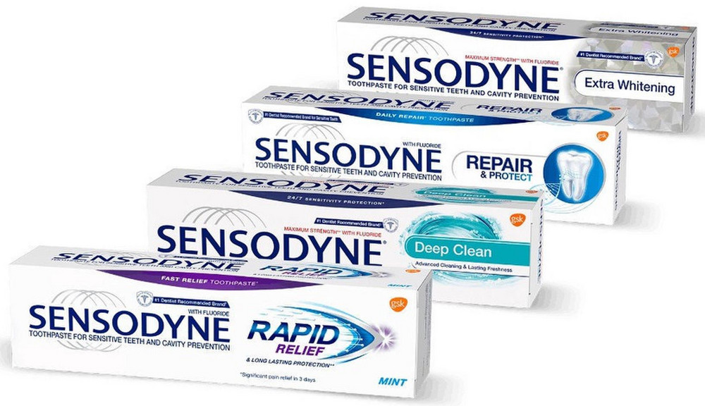 sensodyne rapid relief kaina