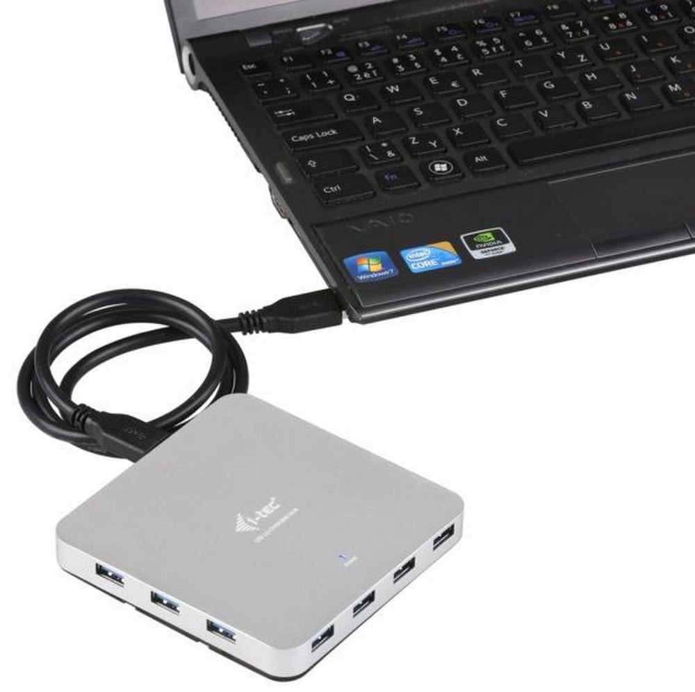 [Nuo 55.19 €] Pretec i-tec USB 3.0 Metal Charging HUB 10 Ports | Kainos.lt