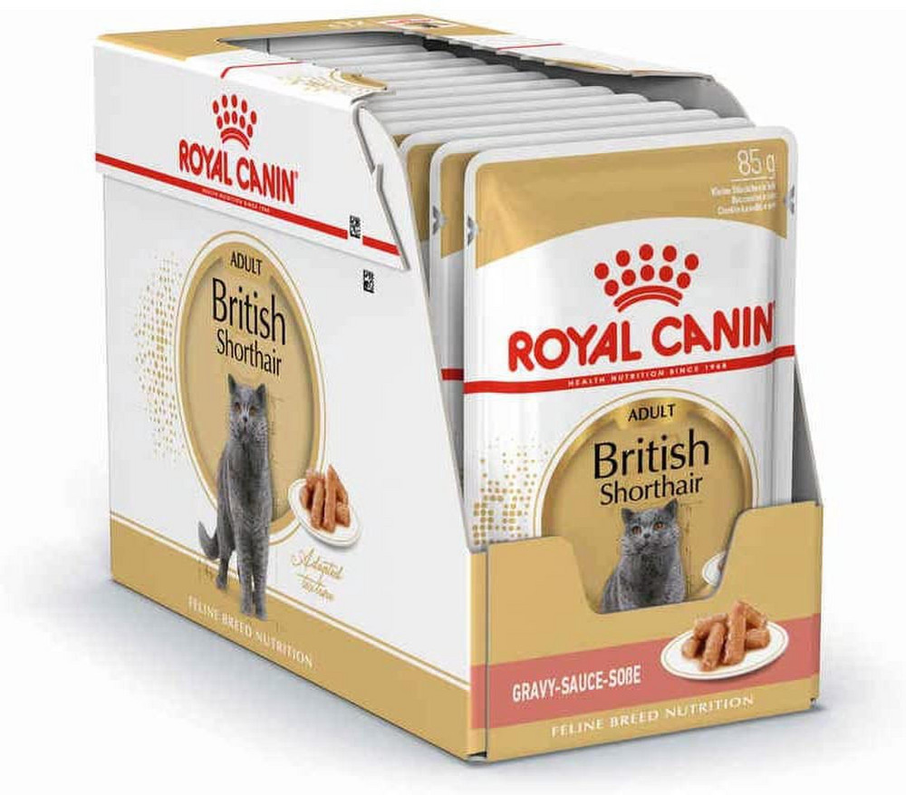 ŠlapiaskačiųmaistasRoyalCaninBritishShorthairAdult12pcs