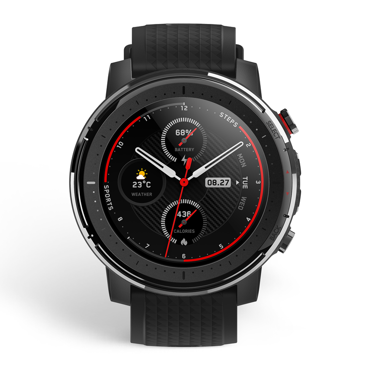 [Nuo 153.51 €] Xiaomi AMAZFIT Stratos 3 Black (Juodas), atsiliepimai |  Kainos.lt