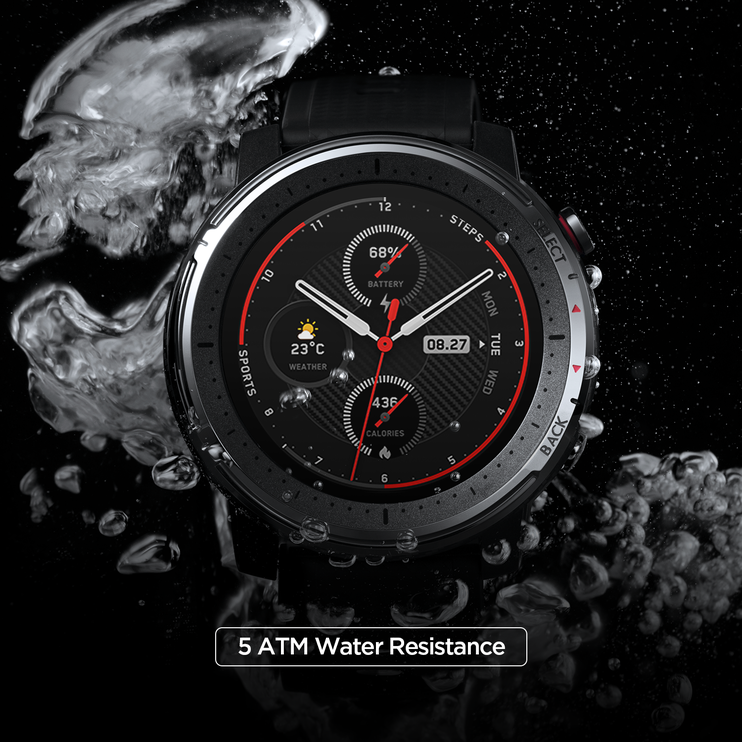 Nuo 153.51 €] Xiaomi AMAZFIT Stratos 3 Black (Juodas), atsiliepimai |  Kainos.lt