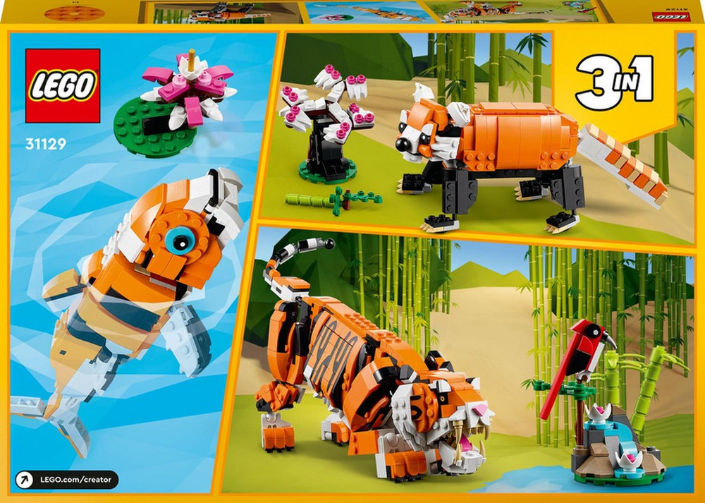 Nuo 79.99 €] LEGO Creator Karališkas tigras 31129 | Kainos.lt