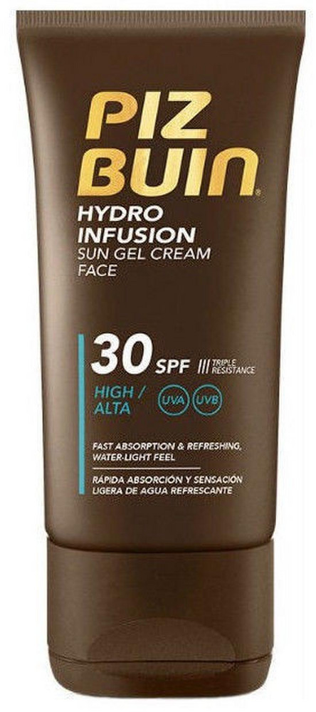 piz buin hydro infusion sun gel cream face