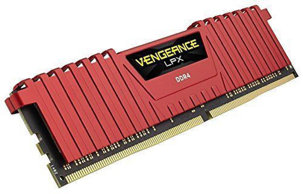 DDR4 Corsair Vengeance LPX Red 16GB (2x8GB) 3200MHz CL16 1.35V