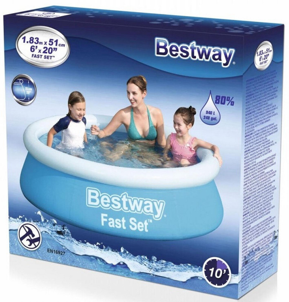 bestway fast set kaina nuo 4.00 € (35 pard.)