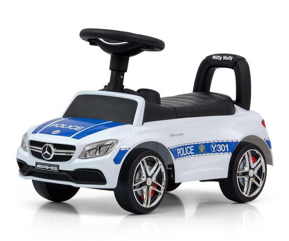 Voiture Mercedes Enfant Porteur Enfant Mercedes AMG Sun Baby - Voiturette Interactive Avec Klaxon Et Sons - 1-3 Ans - Rouge - Anti-Basculement Sécurité Anti-basculement