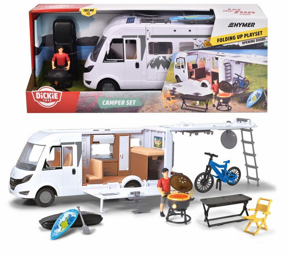 SET CAMPER DICKIE TOYS BY SIMBA HYMER