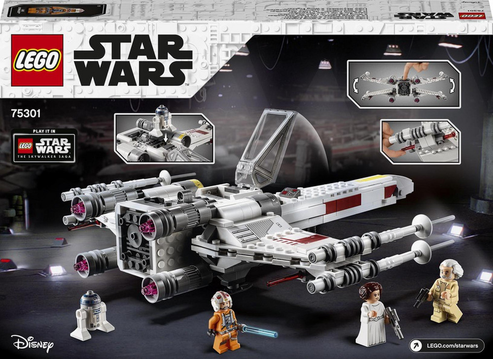 star wars lego luke x wing