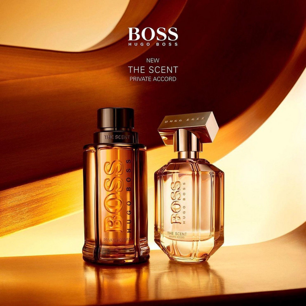 boss bottled the scent private accord