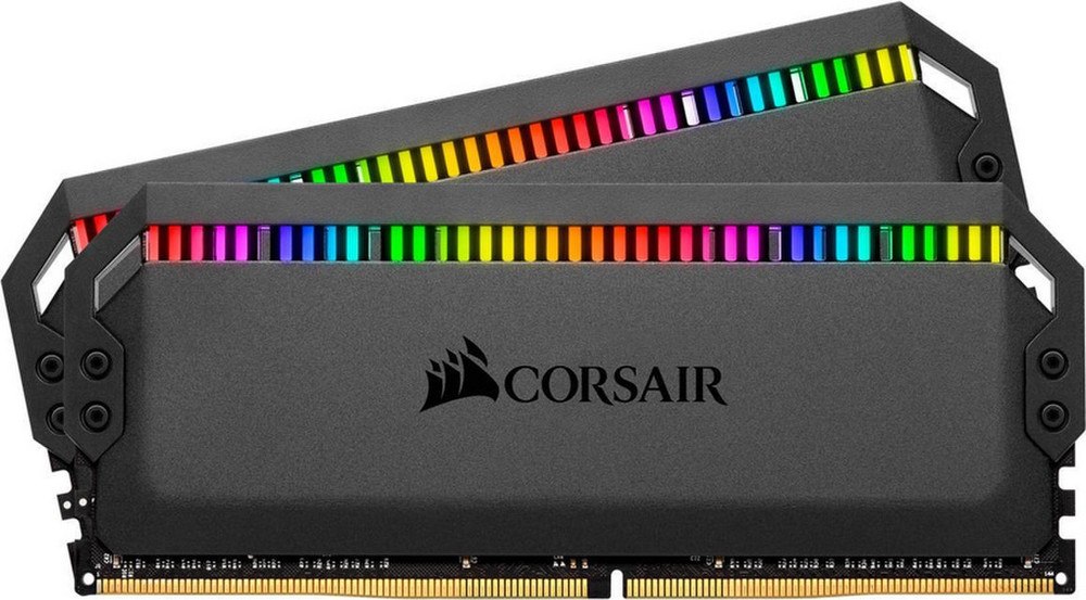 Nuo 108.61 €] Corsair Dominator Platinum RGB 32GB 3200MHz CL16 DDR4 KIT OF  2 CMT32GX4M2C3200C16 | Kainos.lt