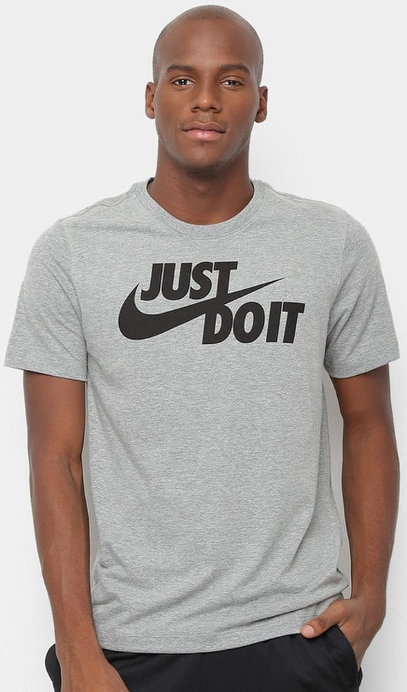 nike just do it t shirt grey