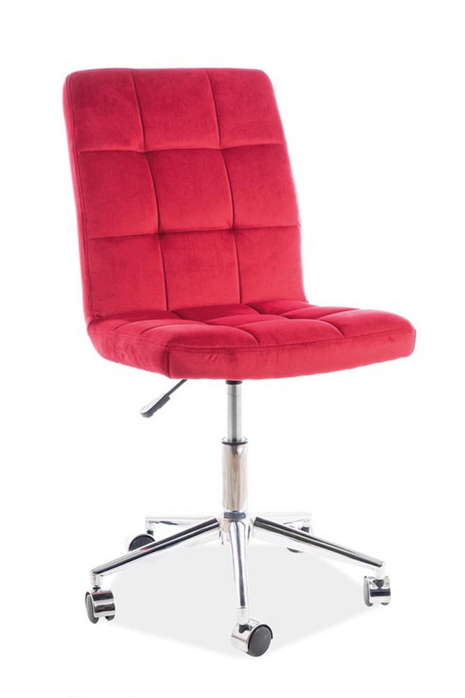 burgundy office chair