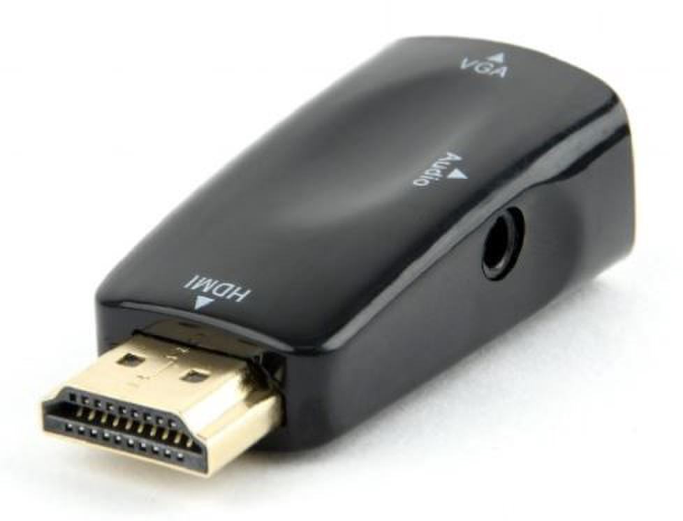 Nuo Gembird Adapter Hdmi Vga Mm Black Kainos Lt