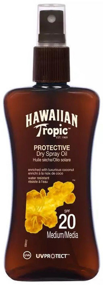 hawaiian tropic protective dry spray