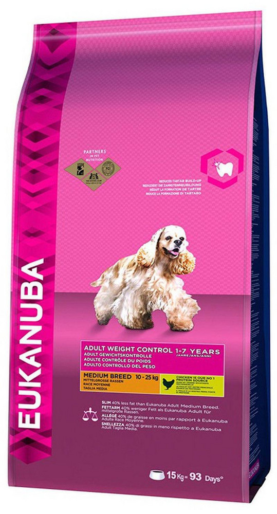 eukanuba adult medium 15kg