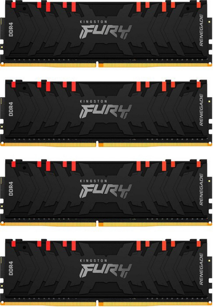 Kingston FURY Renegade RGB, DDR4, 64 GB, 3600 MHz | Kainos.lt