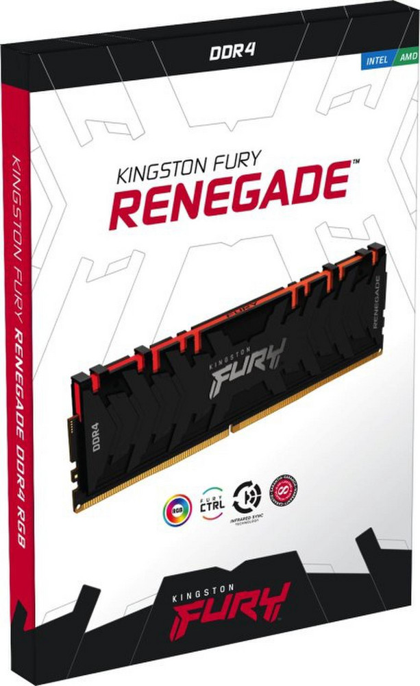 Kingston FURY Renegade RGB, DDR4, 64 GB, 3600 MHz | Kainos.lt