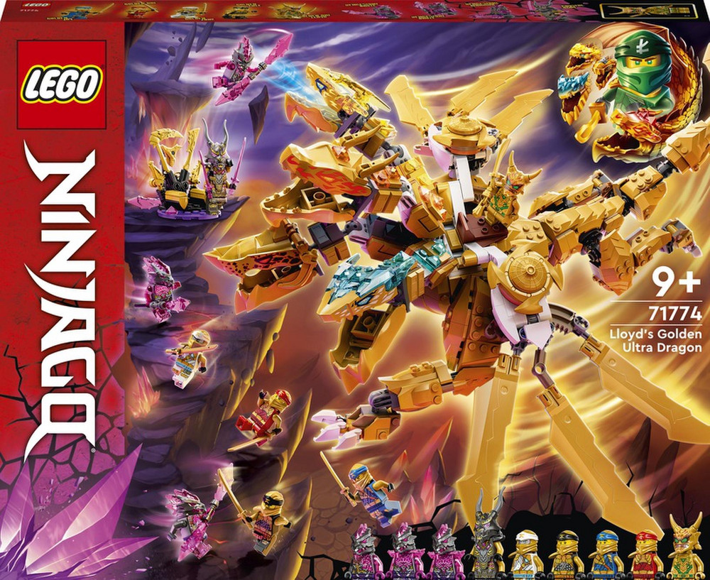 Nuo 390.59 €] LEGO Ninjago Lloyd auksinis ultra drakonas 71774