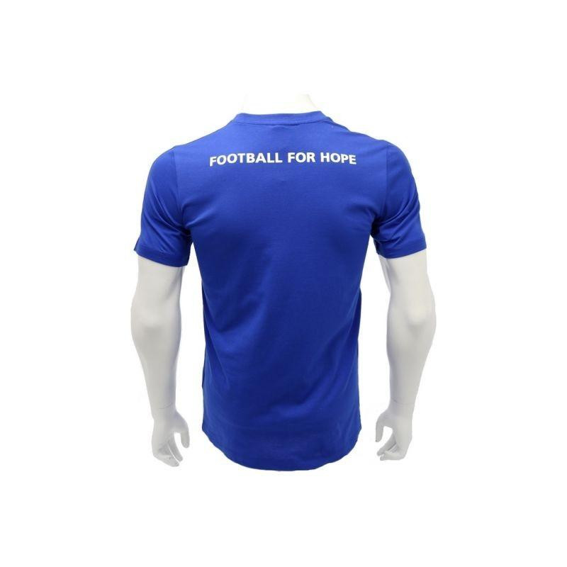 Nuo €] Adidas Marškinėliai dziecięca FFH Tee Kids mėlyna