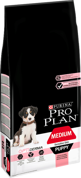 purina pro plan medium puppy sensitive kaina nuo 45.90 € (9 pard.)