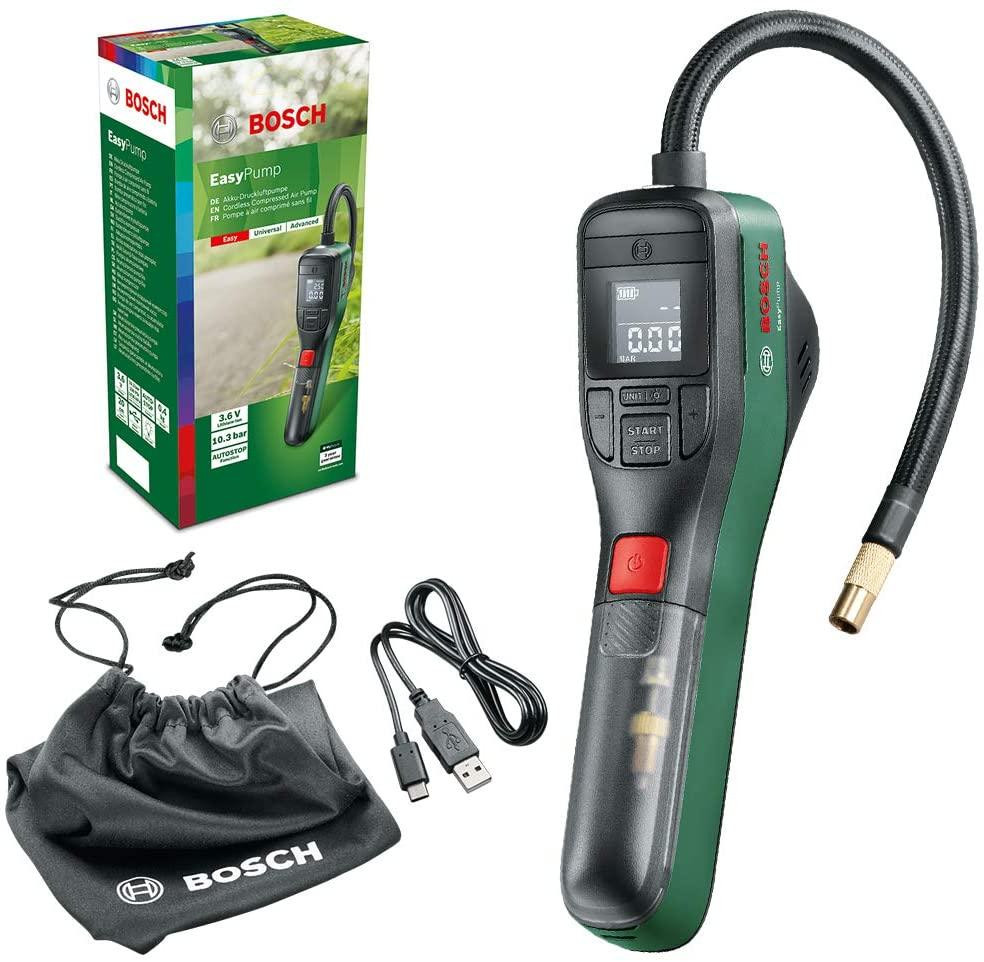 Gomme a terra? Riparti subito con la minipompa elettrica Bosch in