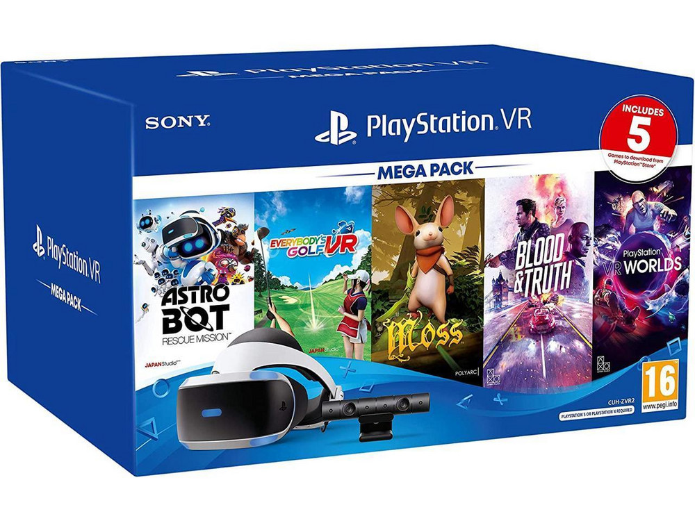 guiden udrydde Spektakulær Nuo 665.5 €] Sony PlayStation VR Mega Pack su PS4 kamera ir 5 žaidimais |  Kainos.lt