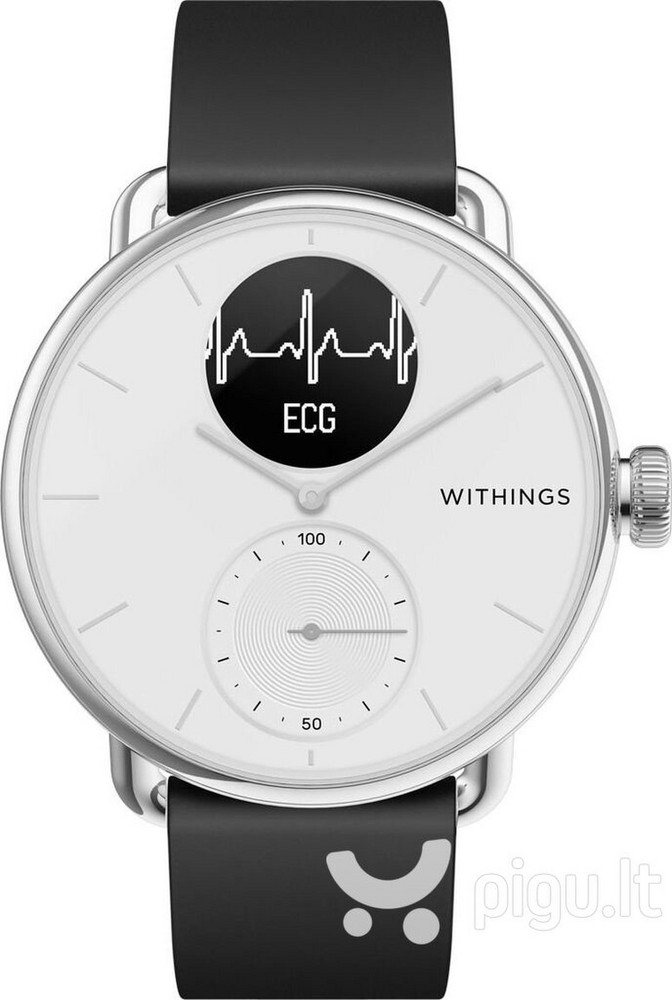 Withings Scanwatch, 38mm, White kaina nuo 391.99 € | Kainos.lt