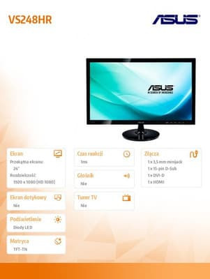 Asus VS248HR kaina nuo 0 € | Kainos.lt