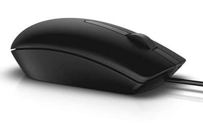 black dell ms116 wired mouse