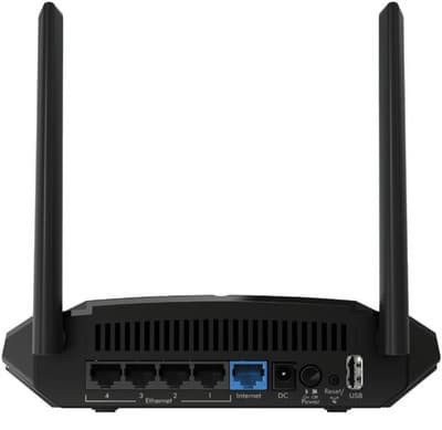 Netgear AC1200 WiFi Router 802.11ac Dual Band 4-port FE (R6120) | Kainos.lt