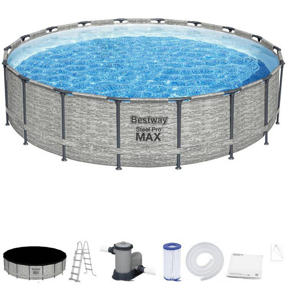 Bestway karkasinis baseinas 549x122cm | Kainos.lt