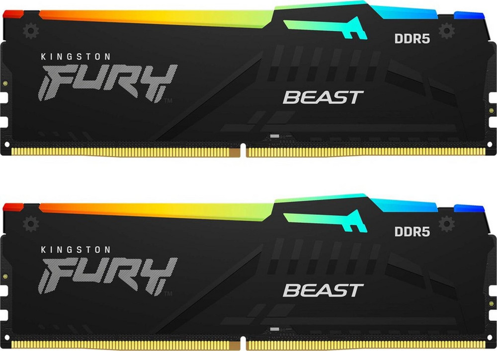 Kingston FURY BEAST 16GB DDR5 x2 計32GB Kingston FURY Beast 32GB (2 x 16GB) DDR5 6000 MHz, CL36