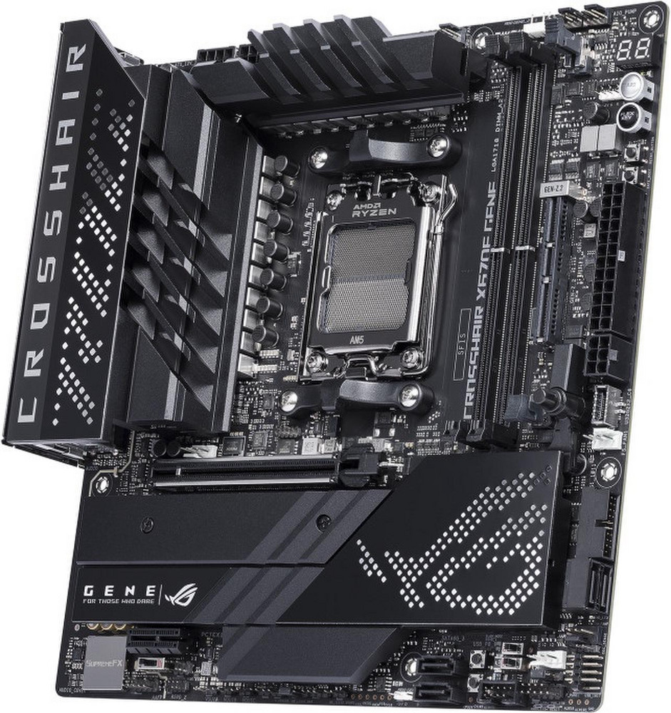 Asus ROG CROSSHAIR X670E GENE | Kainos.lt