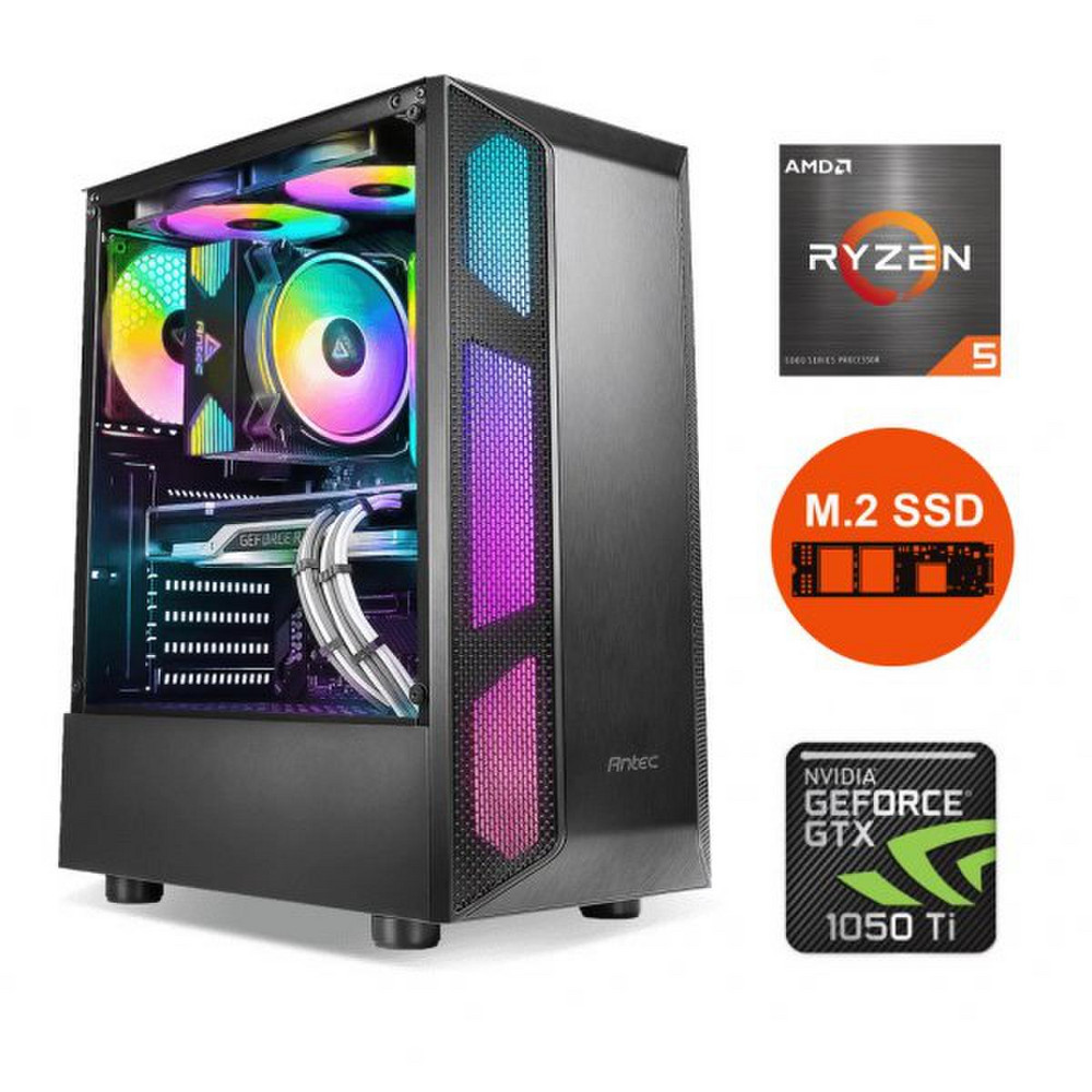 Mdata Gamer Mdata Gamer Ryzen 5 5600X 16GB 512GB SSD NVME 1TB HDD GTX 1050 Ti 4GB ...