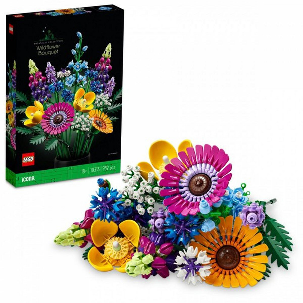 Nuo 45 €] LEGO Icons Laukinių gėlių puokštė 10313 | Kainos.lt