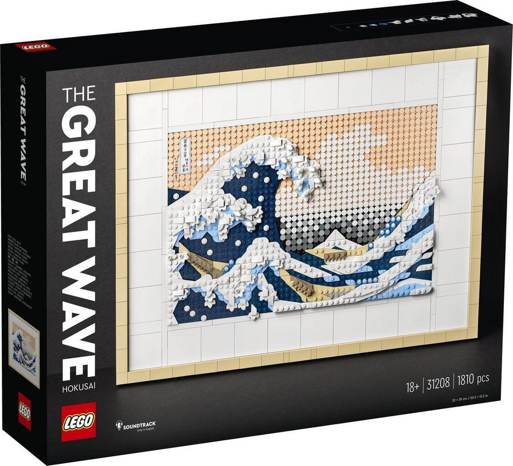 Nuo 78.8 €] LEGO ART Hokusajis – „Didžioji banga“ 31208 | Kainos.lt